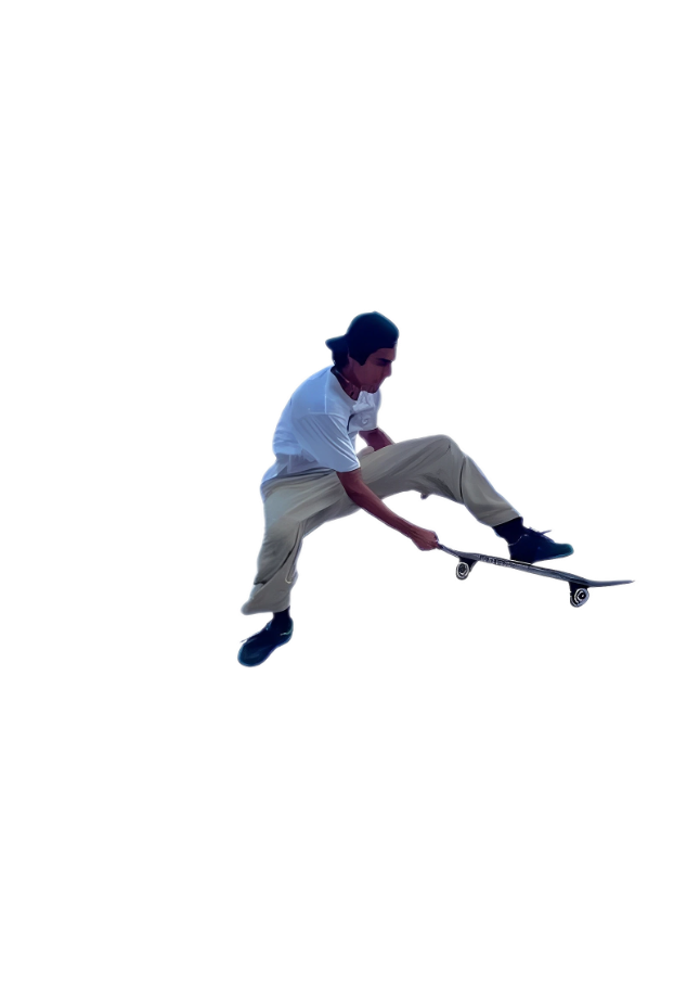 Skater jumping